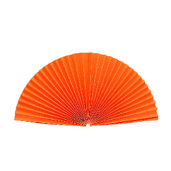 Веер-гармошка 180г/м 60 см, оранжевый
