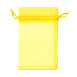 Мешочек из органзы 25 х 35 см желтый