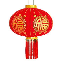 Китайский фонарь с кисточками Pro d-64 см, Идиллия